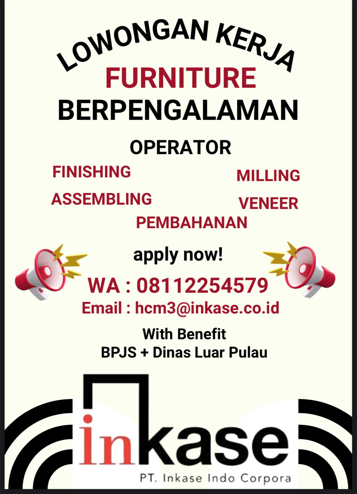 Kami sedang cari tim untuk tumbuh bareng
