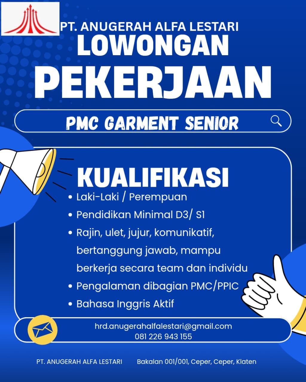 Staff PMC / PPIC