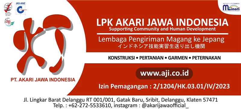 Background LPK/PT Akari Jawa Indonesia